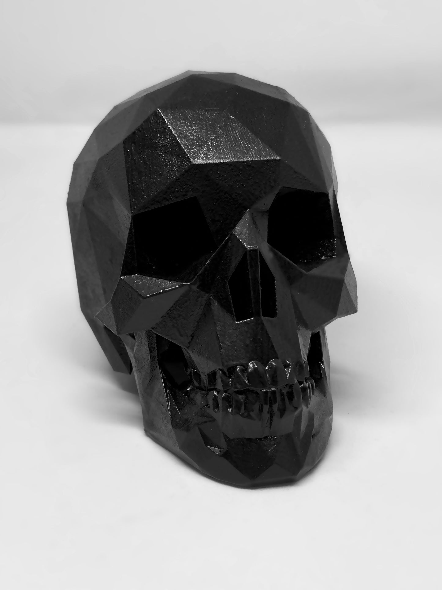 IVORY BLACK AFTERLIFE SKULL - 3D PRINTED SCULPTURE (1/13)