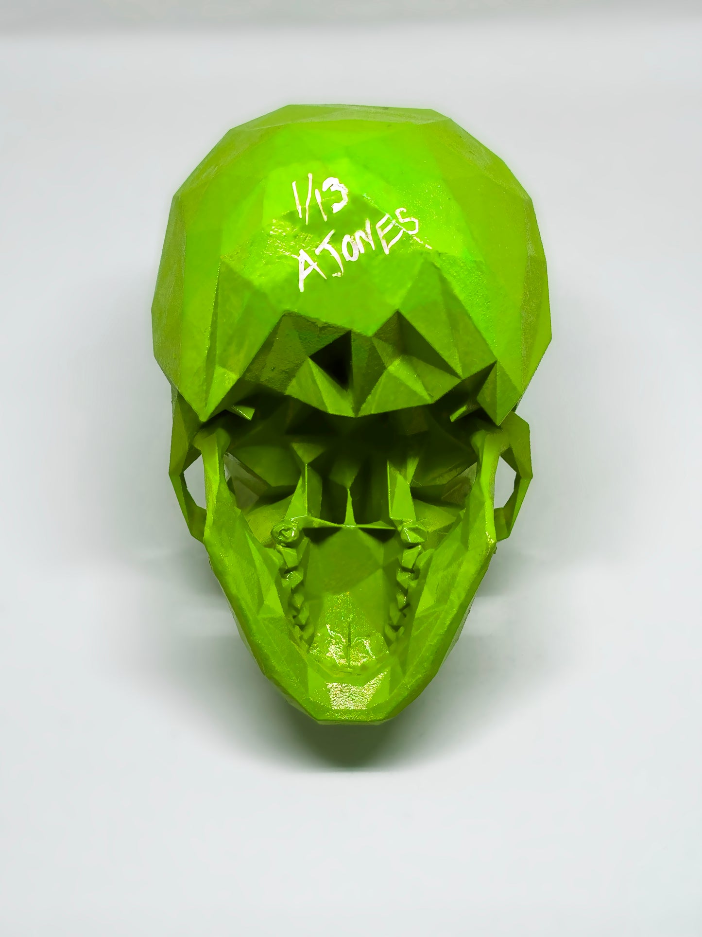 CHARTREUSE AFTERLIFE SKULL - 3D PRINTED SCULPTURE (1/13)