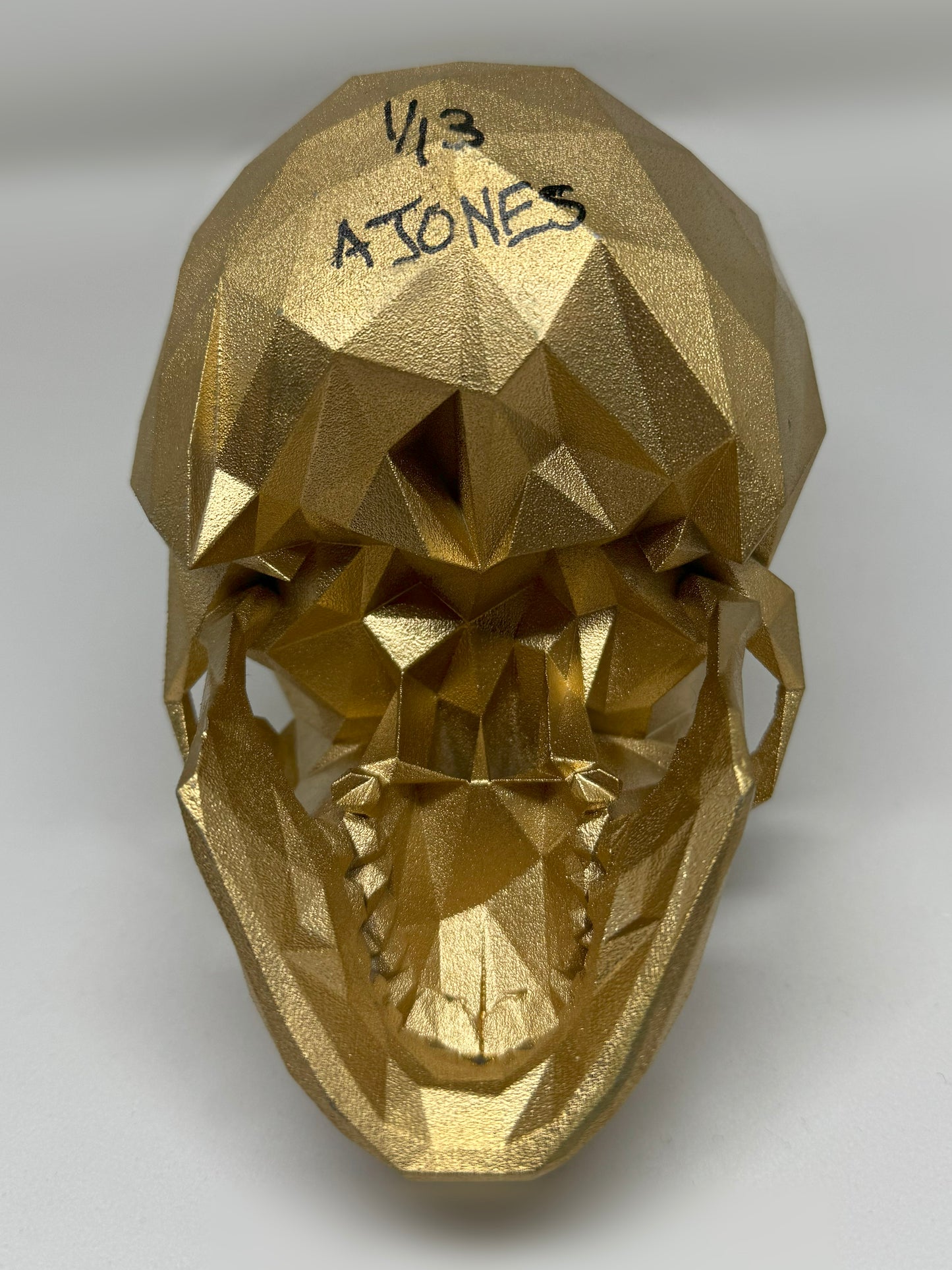 GILDED GOLD AFTERLIFE SKULL - 3D PRINTED SCULPTURE (/13)
