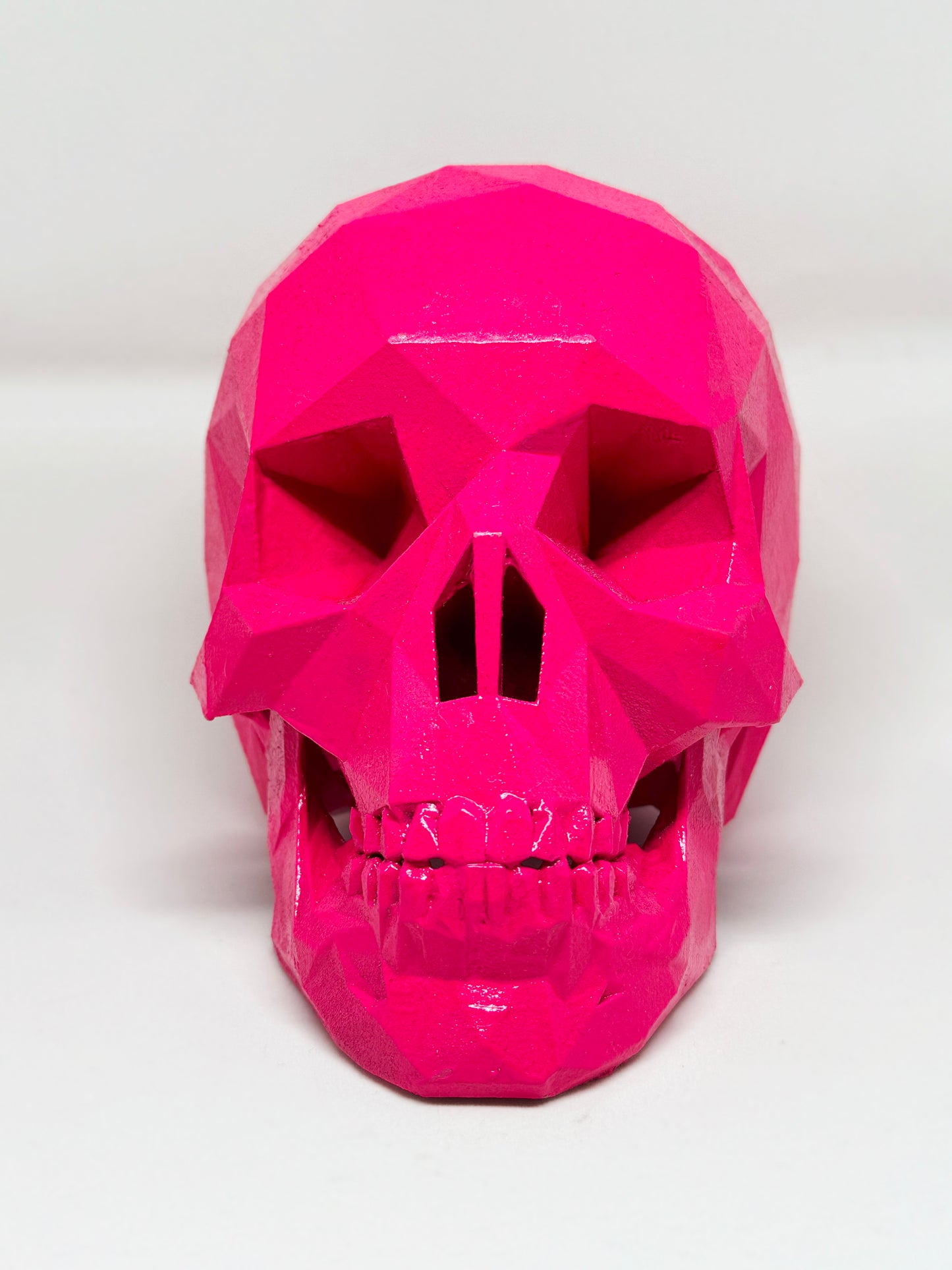 HOT PINK AFTERLIFE SKULL - 3D PRINTED SCULPTURE (1/13)