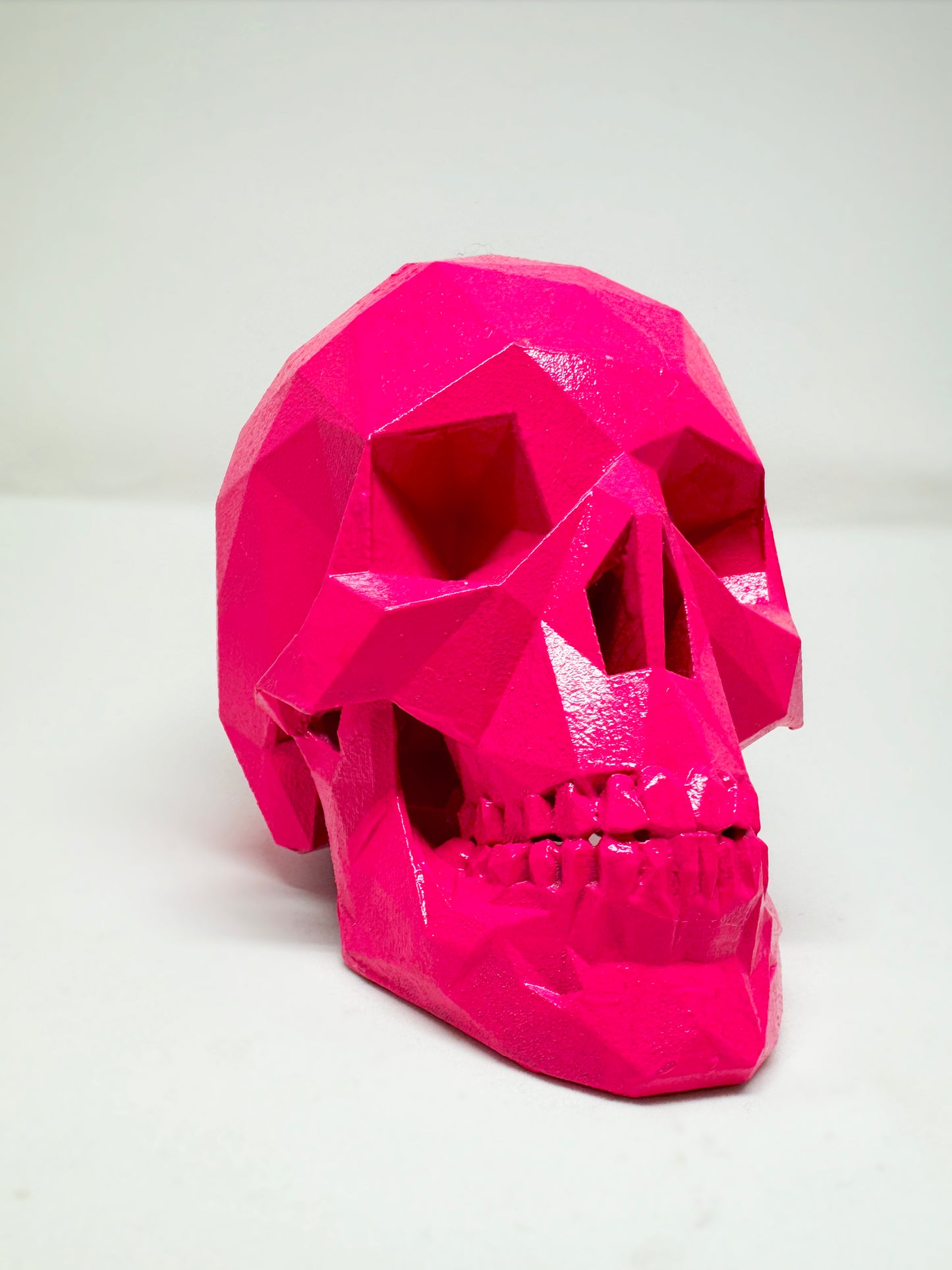 HOT PINK AFTERLIFE SKULL - 3D PRINTED SCULPTURE (1/13)