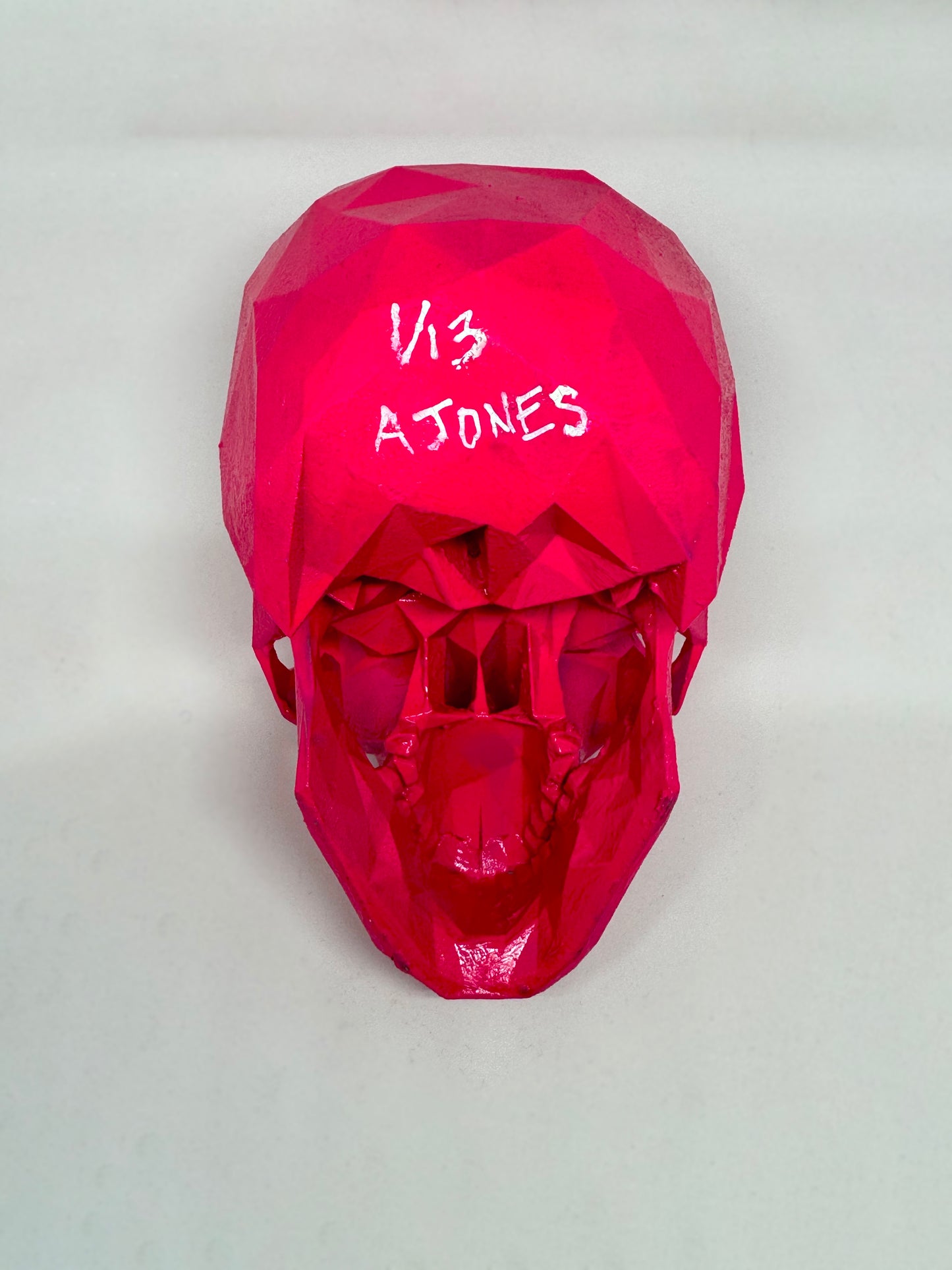 HOT PINK AFTERLIFE SKULL - 3D PRINTED SCULPTURE (1/13)
