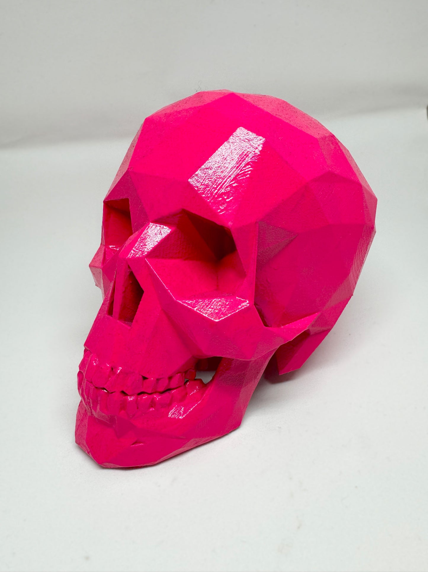 HOT PINK AFTERLIFE SKULL - 3D PRINTED SCULPTURE (1/13)