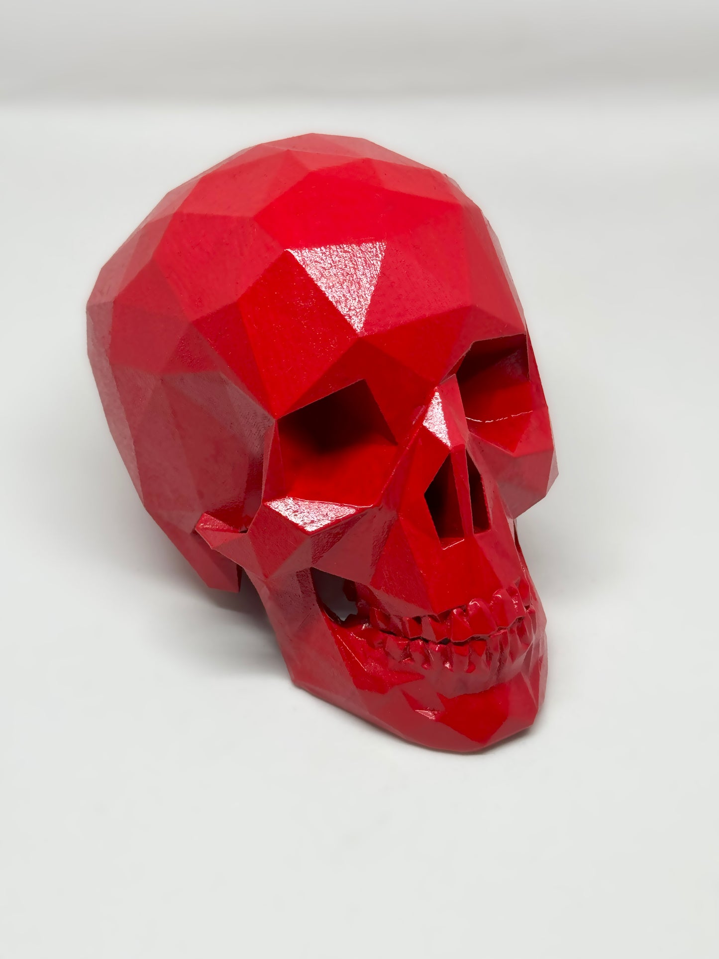 SCARLETT RED AFTERLIFE SKULL - 3D PRINTED SCULPTURE (1/13)