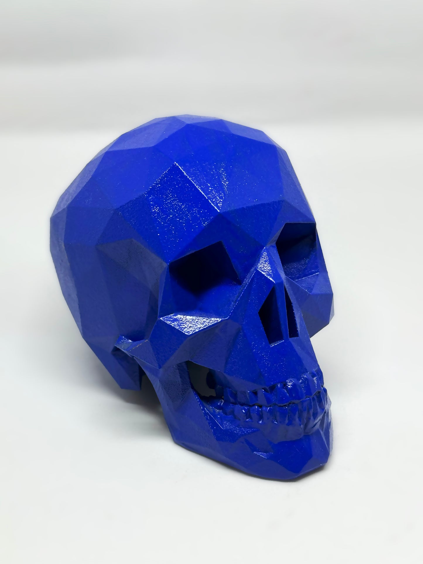 ROYAL BLUE AFTERLIFE SKULL - 3D PRINTED SCULPTURE (1/13)