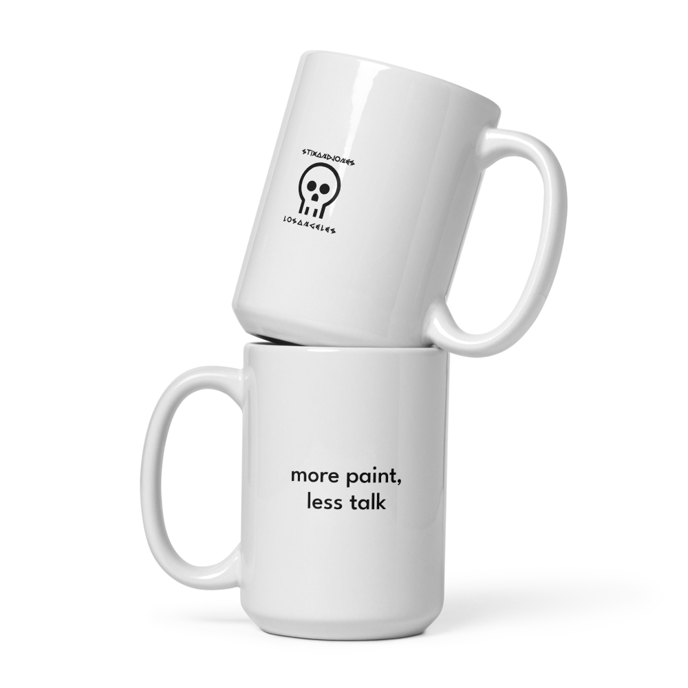 More Paint - 15 oz white glossy mug