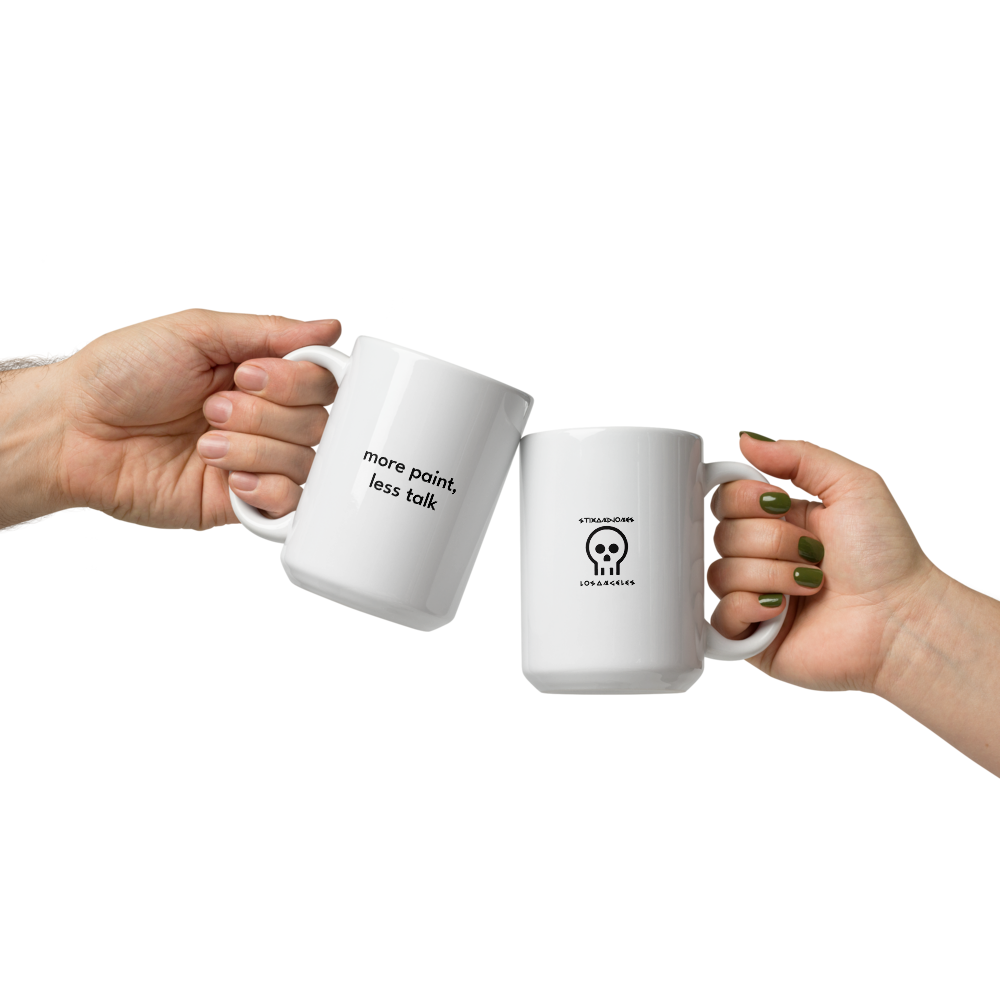 More Paint - 15 oz white glossy mug