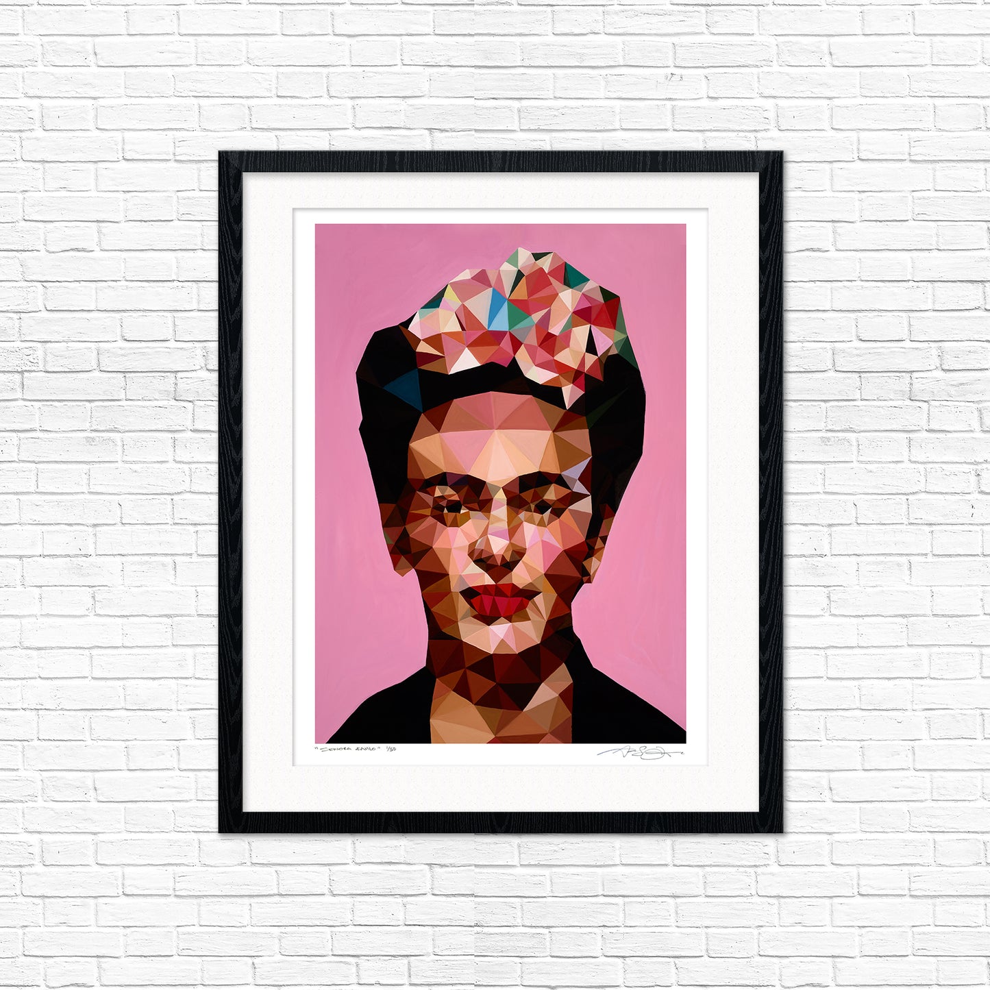 Angie Jones Senora Kahlo Giclee Print LtdEdition Wa;;