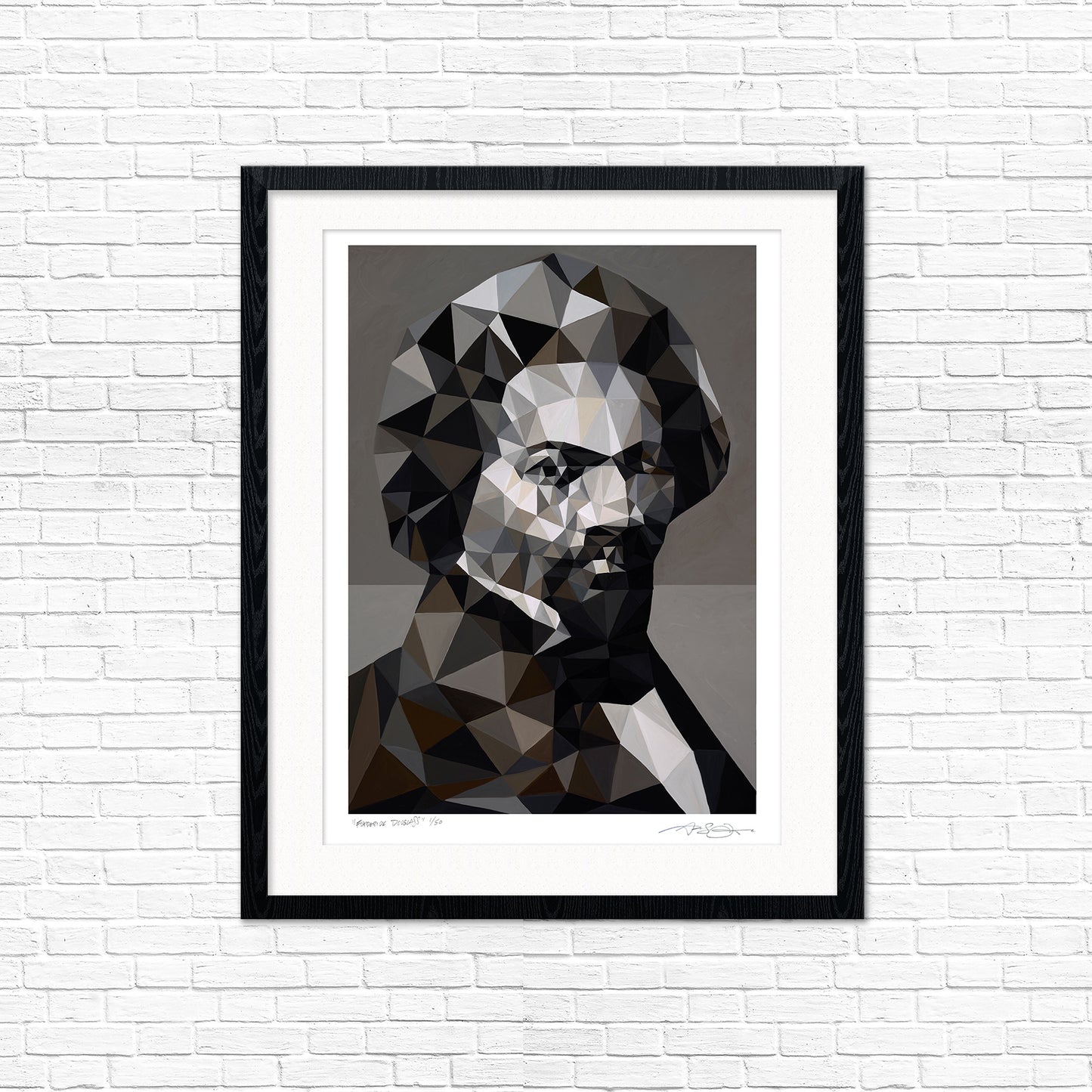 Angie Jones Art Frederick Douglass Giclee Ltd Edit WALL