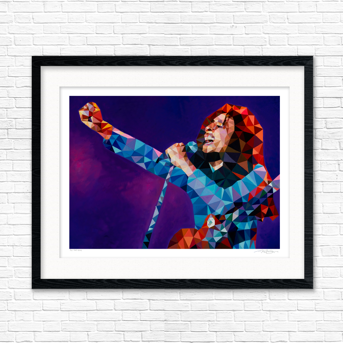 Angie Jones TUFF GONG Framed Giclee Print Limited Editio