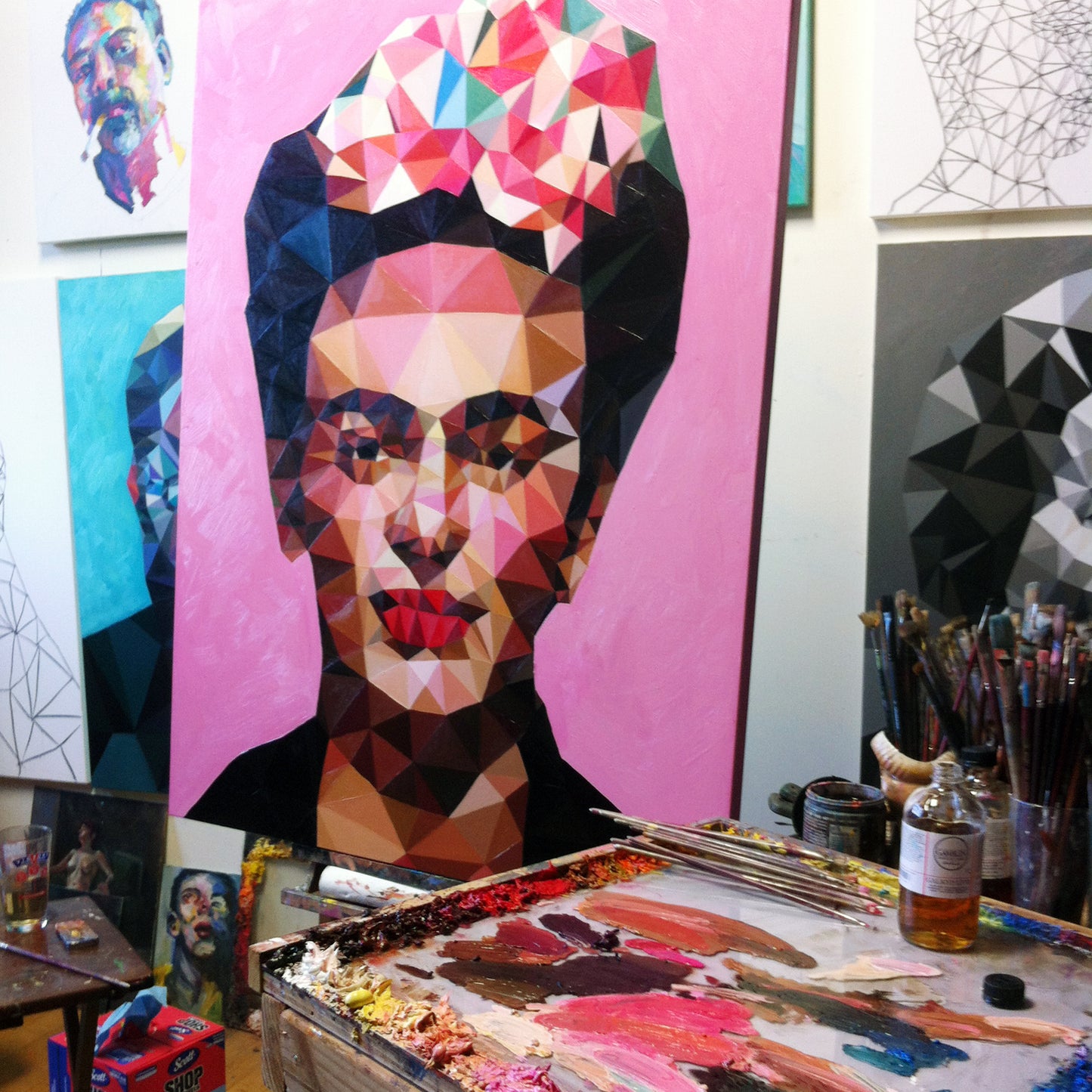 Angie Jones Senora Kahlo Studio Process