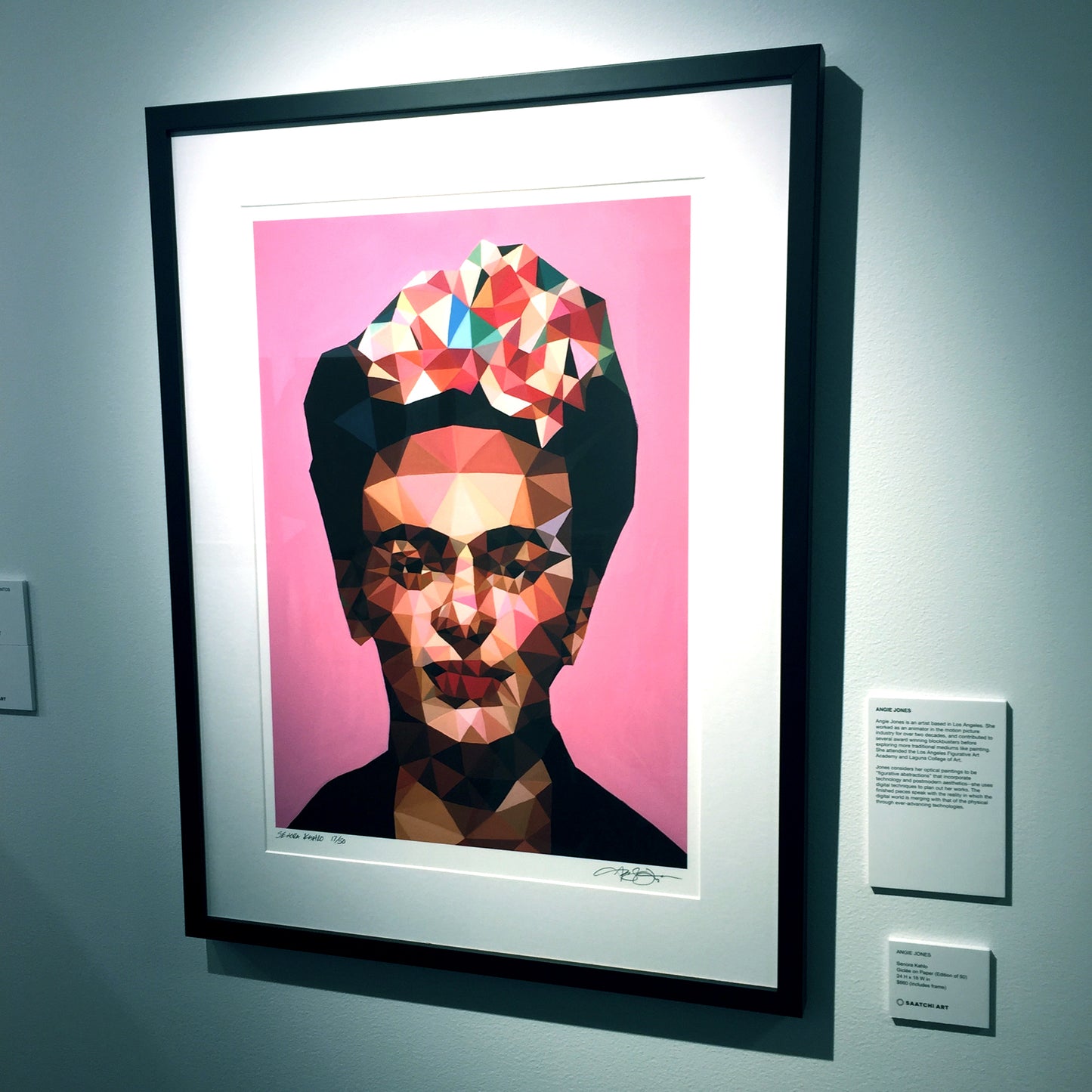 Angie Jones Senora Kahlo Giclee Print Art Show Saatchi Los Angeles