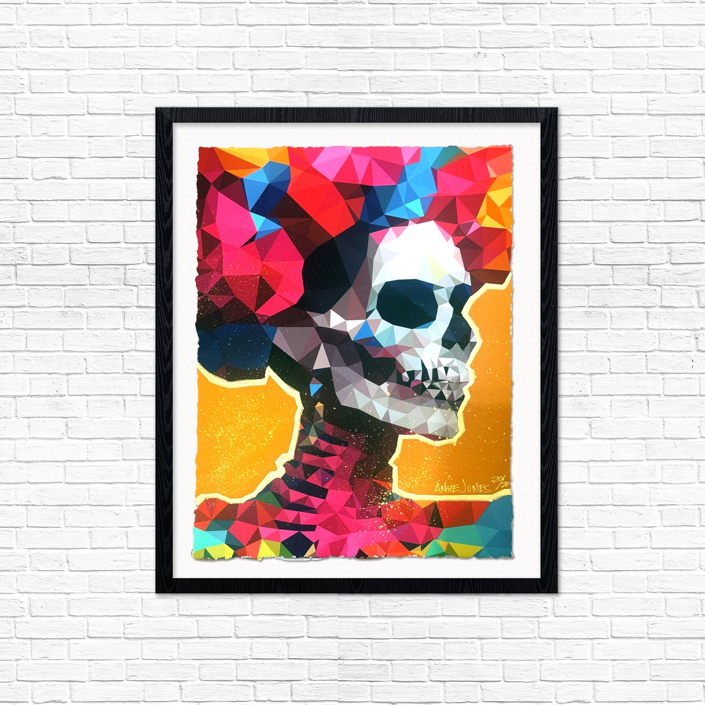 Día de Muertos Frida - Hand Embellished - EDITIONED PRINT (/20)