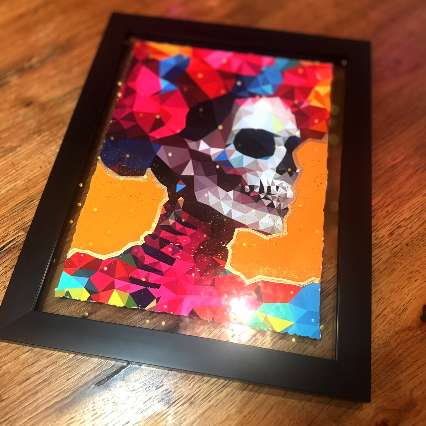 Día de Muertos Frida - Hand Embellished - EDITIONED PRINT (/20)