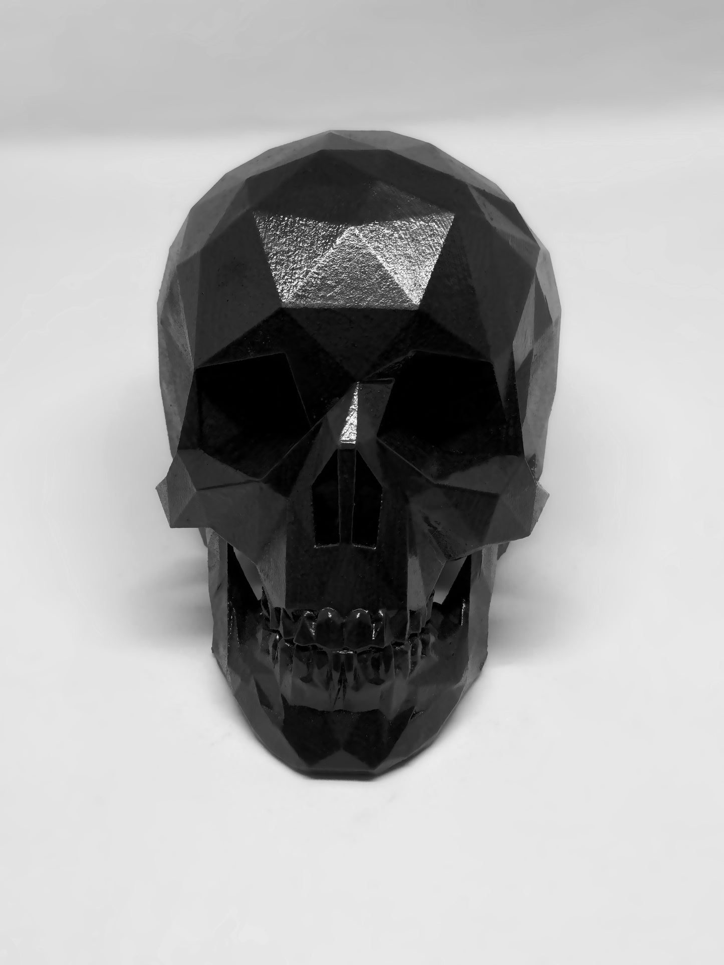 IVORY BLACK AFTERLIFE SKULL - 3D PRINTED SCULPTURE (1/13)