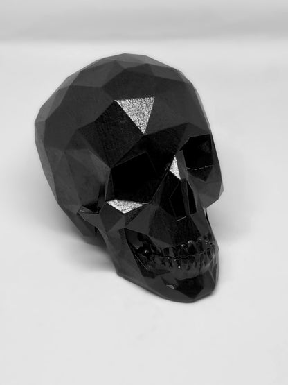IVORY BLACK AFTERLIFE SKULL - 3D PRINTED SCULPTURE (1/13)