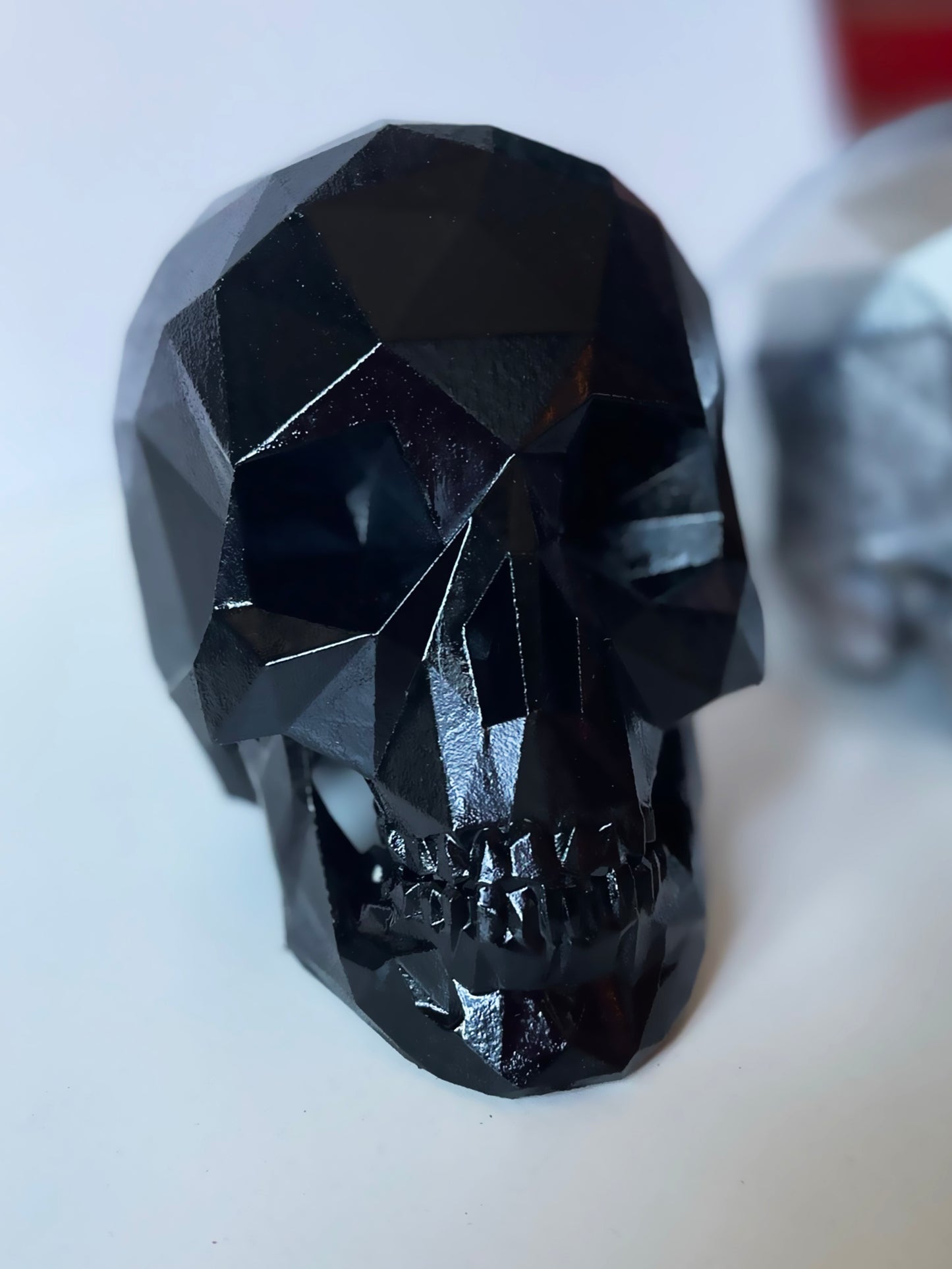 IVORY BLACK AFTERLIFE SKULL - 3D PRINTED SCULPTURE (1/13)