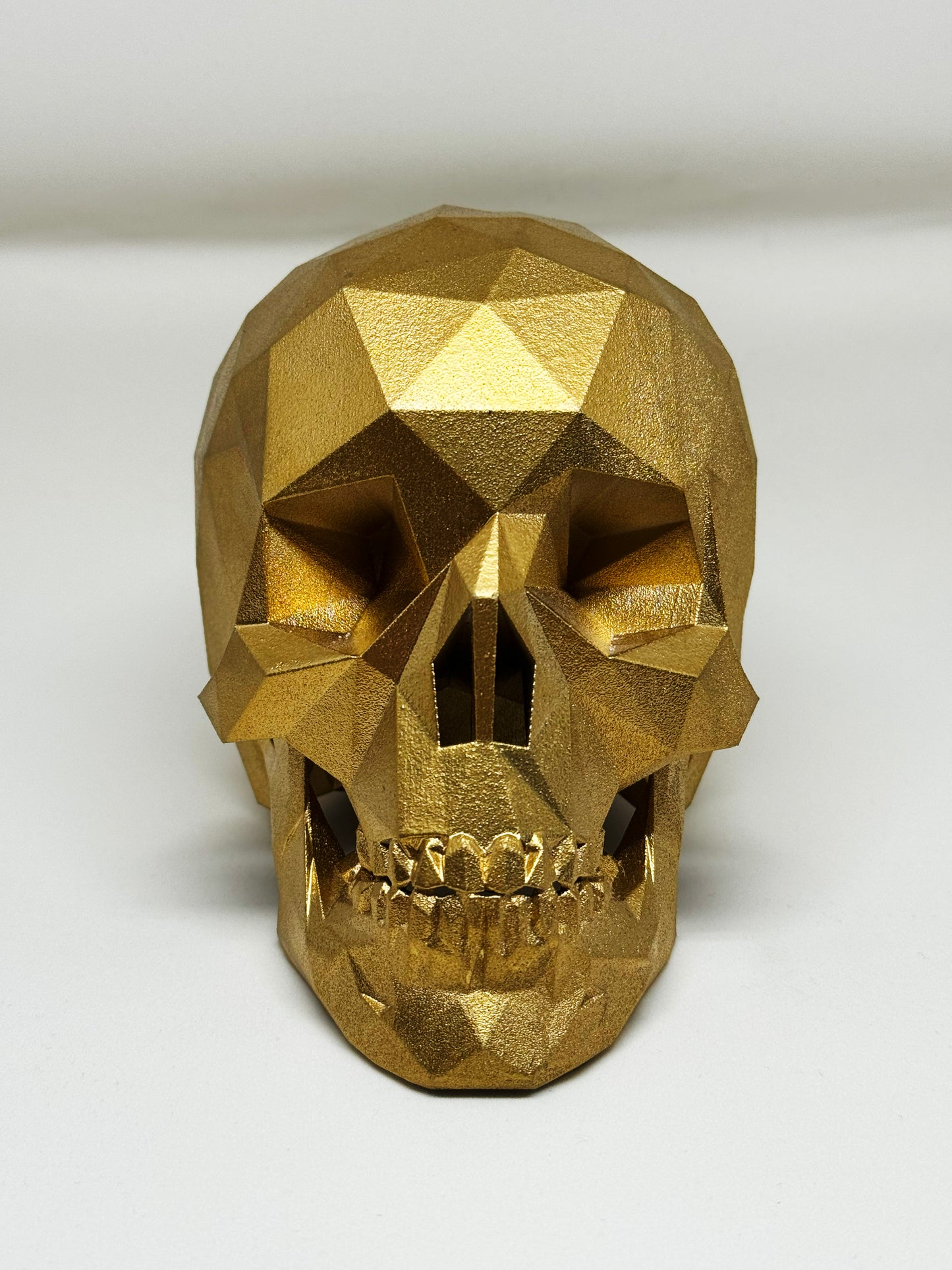 GILDED GOLD AFTERLIFE SKULL - 3D PRINTED SCULPTURE (/13)