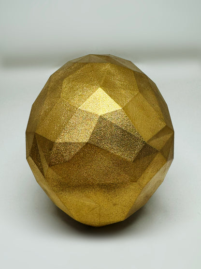 GILDED GOLD AFTERLIFE SKULL - 3D PRINTED SCULPTURE (/13)