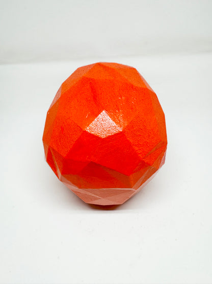 ORANGE FLAMES AFTERLIFE SKULL - 3D PRINTED SCULPTURE (1/13)