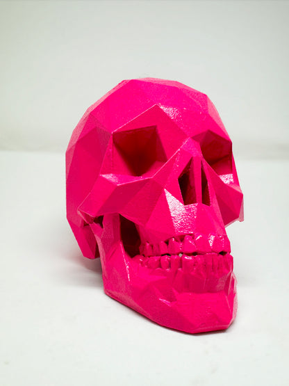 HOT PINK AFTERLIFE SKULL - 3D PRINTED SCULPTURE (1/13)