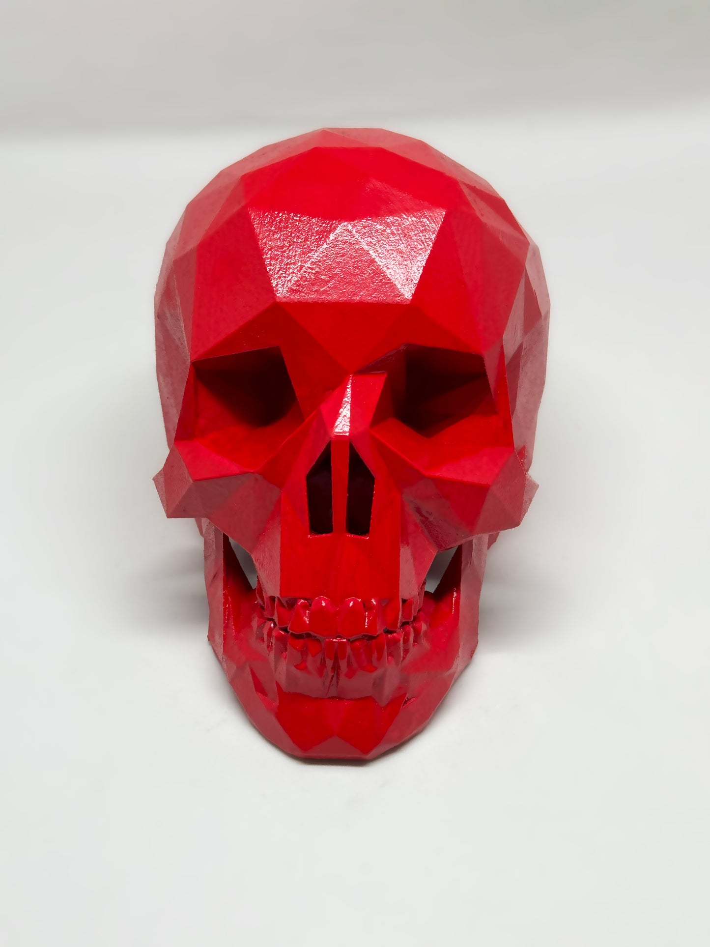 SCARLETT RED AFTERLIFE SKULL - 3D PRINTED SCULPTURE (1/13)
