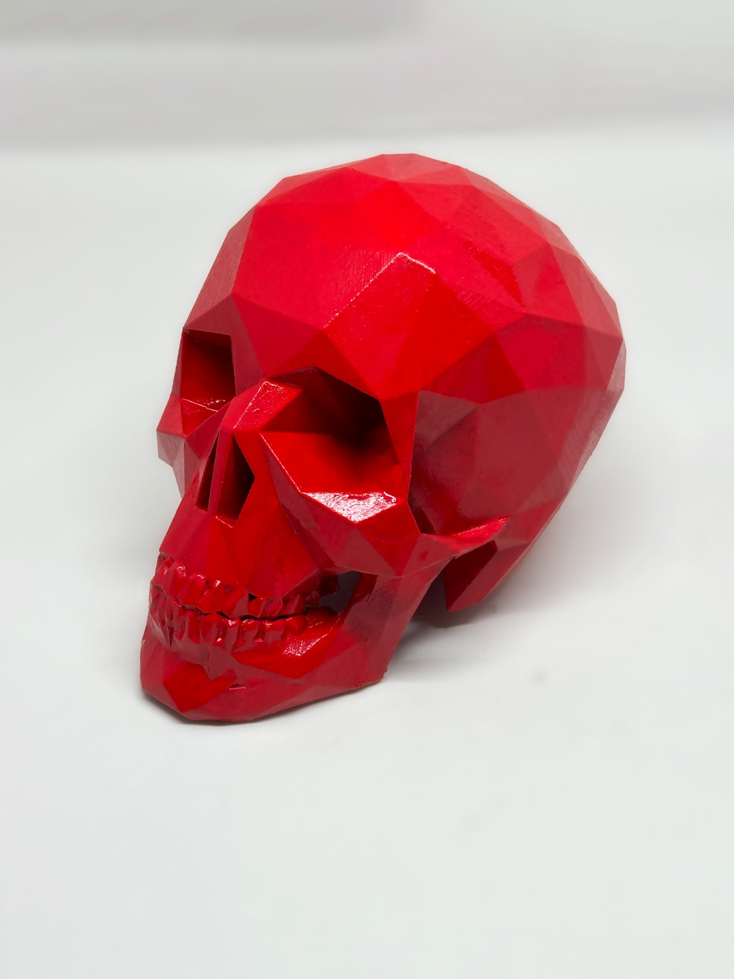 SCARLETT RED AFTERLIFE SKULL - 3D PRINTED SCULPTURE (1/13)