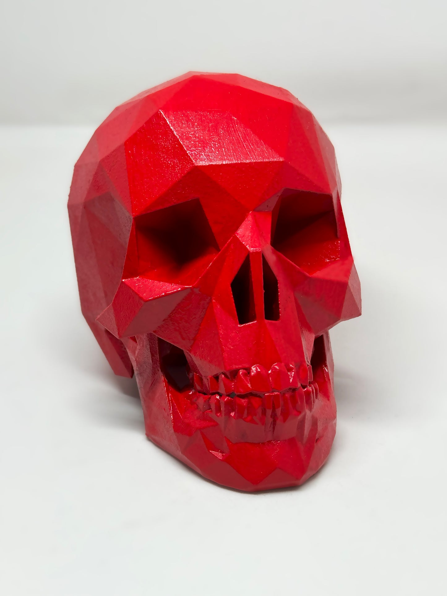 SCARLETT RED AFTERLIFE SKULL - 3D PRINTED SCULPTURE (1/13)