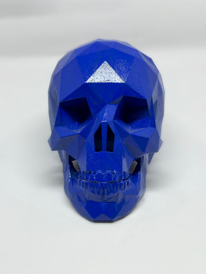 ROYAL BLUE AFTERLIFE SKULL - 3D PRINTED SCULPTURE (1/13)