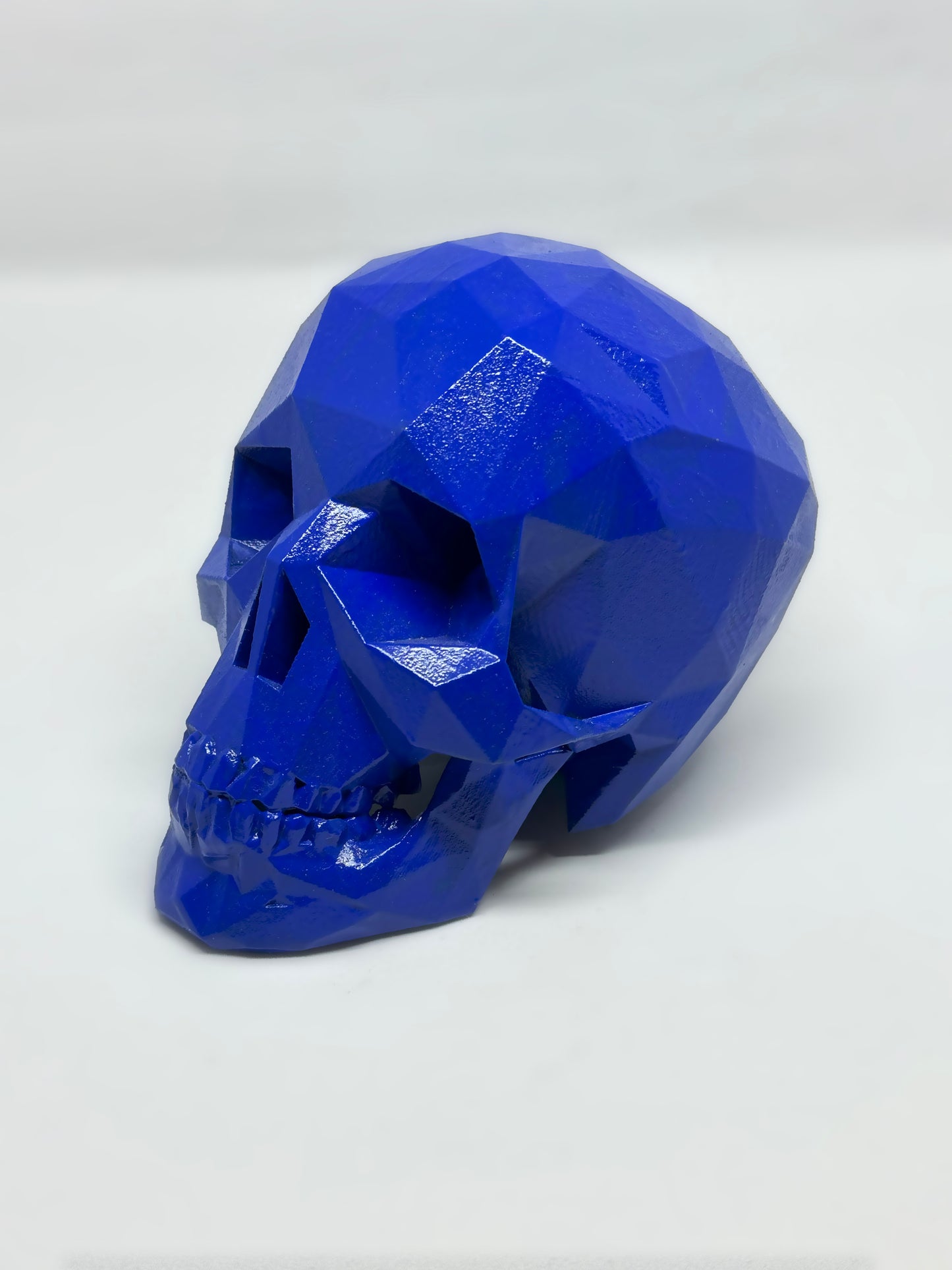 ROYAL BLUE AFTERLIFE SKULL - 3D PRINTED SCULPTURE (1/13)