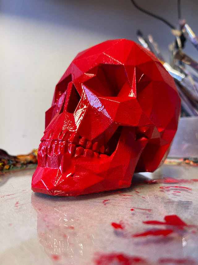 Scarlet Red - After Life Skull Collection