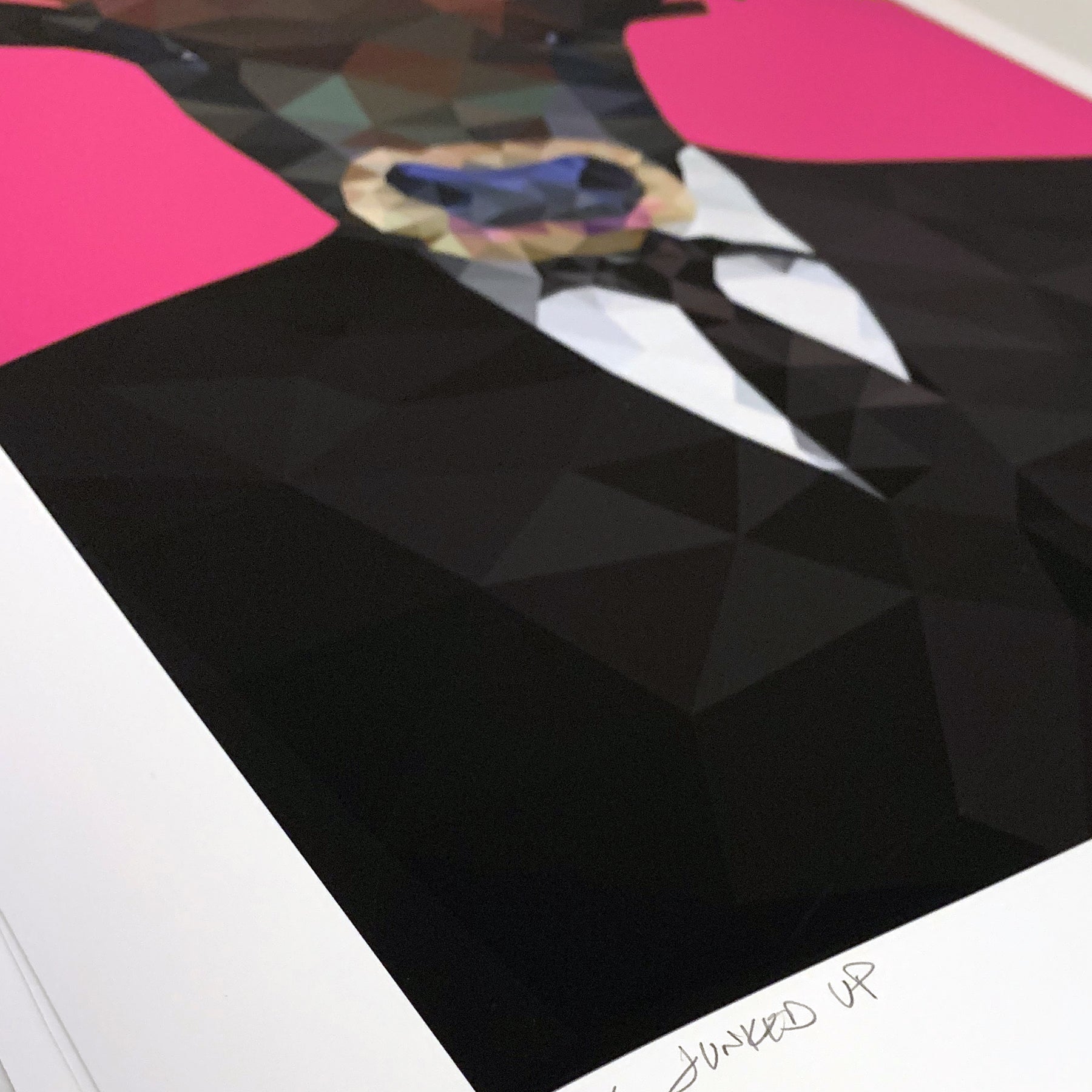 Angie Jones Art Junked Up Giclee Print Detail Limited Edition
