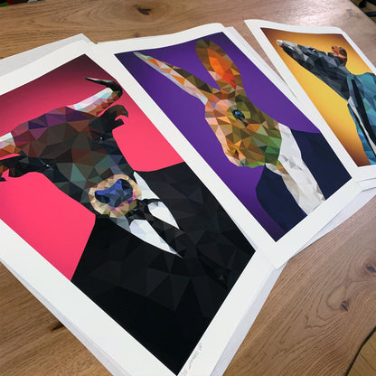 Angie Jones Art Junked Up Giclee Prints Limited Edition